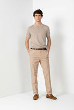 Boston pantalone chino uomo in twill leggero stretch relaxed fit