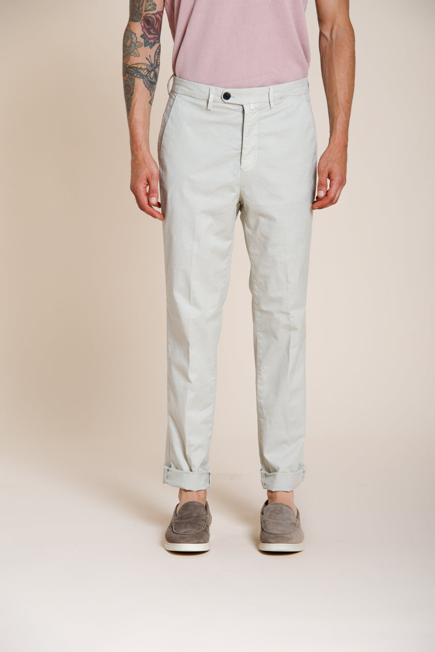 Boston pantalon chino homme en twill léger stretch relaxed fit