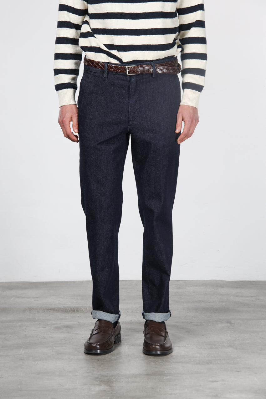 Madison pantalon chino homme en techno denim stretch carrot fit
