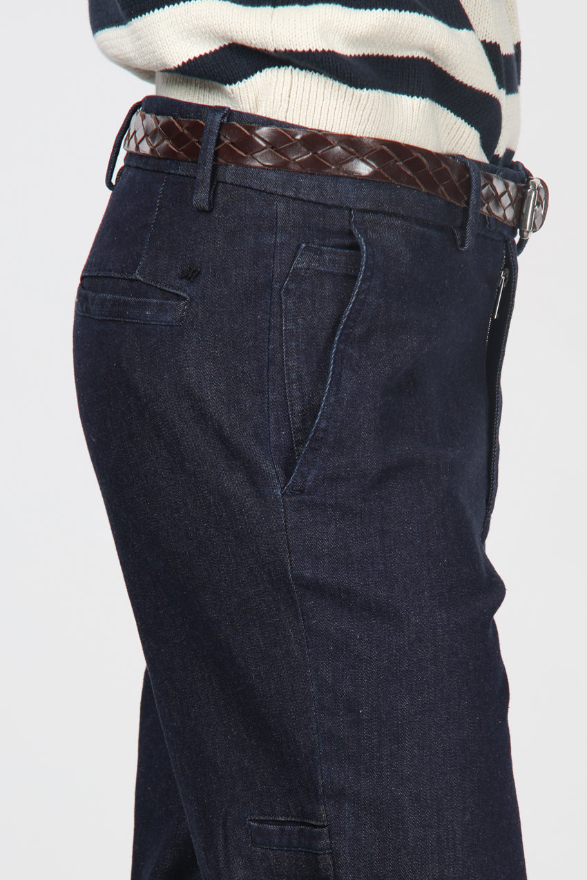 Madison pantalon chino homme en techno denim stretch carrot fit
