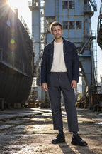 Madison men’s chino pants in stretch bull with carrot fit