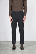 Paris pantalon chino homme en tricotine stretch carrot fit