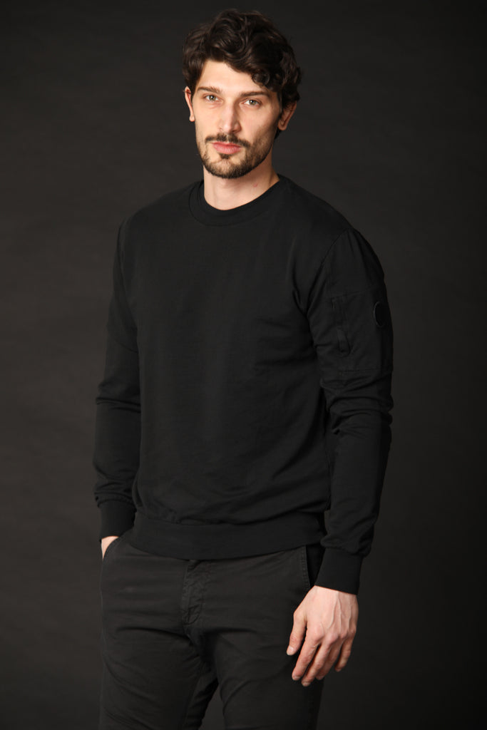 Image 1 of Marlon, a men's black hoodie, regular fit by Mason's