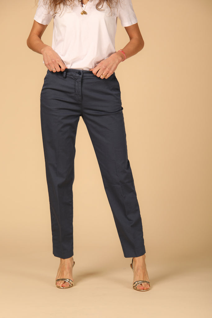 Image 1 of Women's Mason's New York Model Chino Pants in Navy Blue, Regular Fit