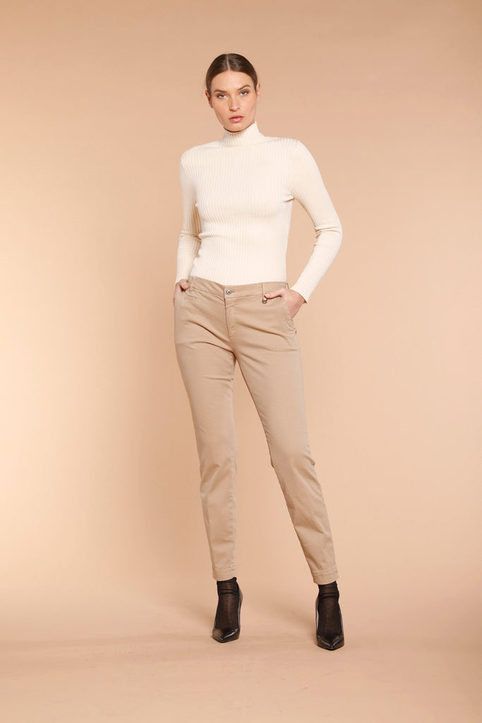Picture 1 of chino pants in gabardine color biscuit Jaqueline Archivio by  Mason’s 