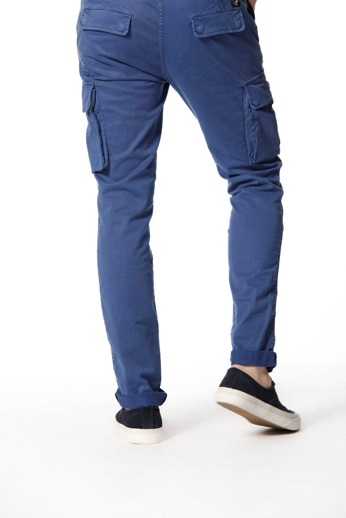 Chile Jogger man cargo pants in cotton and tencel extra slim