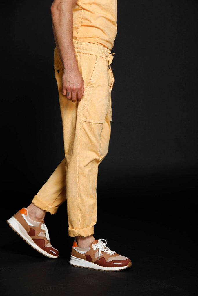 Arizona Fatigue man cargo pants in stretch jersey Logo edition carrot fit