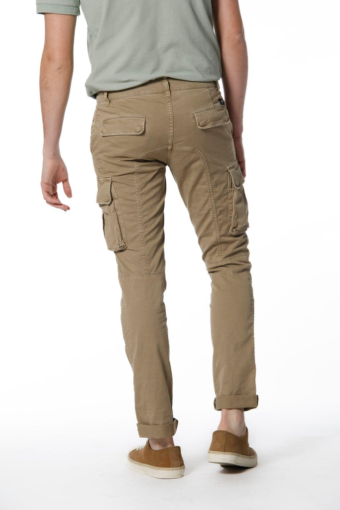 Chile pantalone cargo uomo in twill di cotone stretch extra slim fit - Mason's 