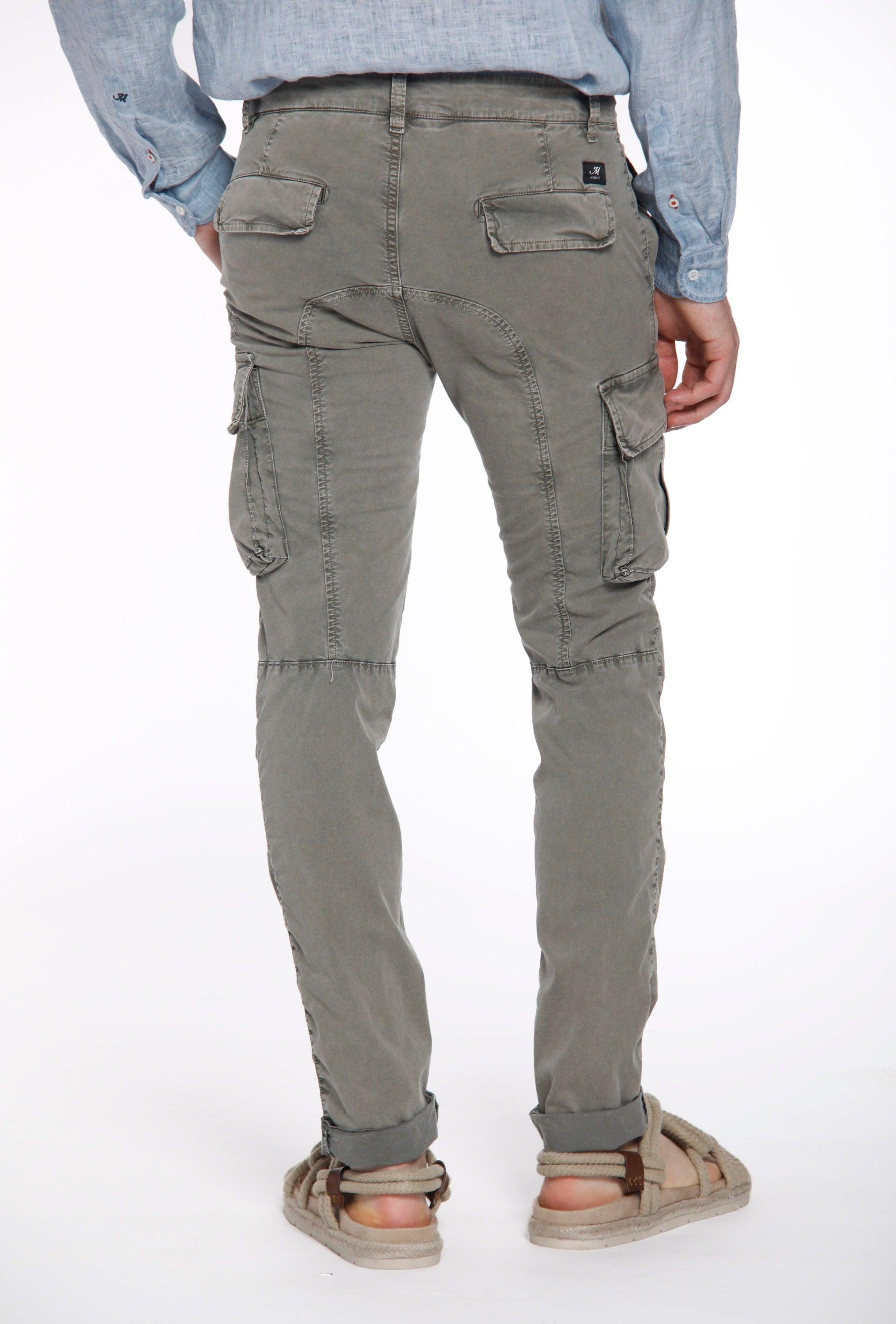 Chile pantalone cargo uomo in twill stretch con special washing extra slim fit - Mason's