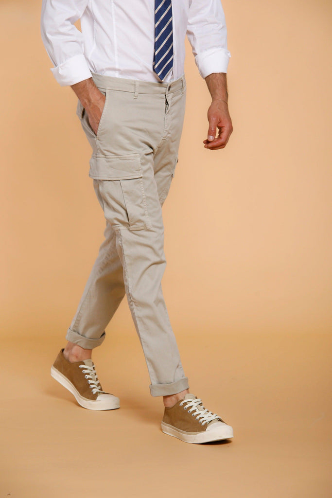Airfield pantalone cargo uomo in twill di cotone regular fit - Mason's 
