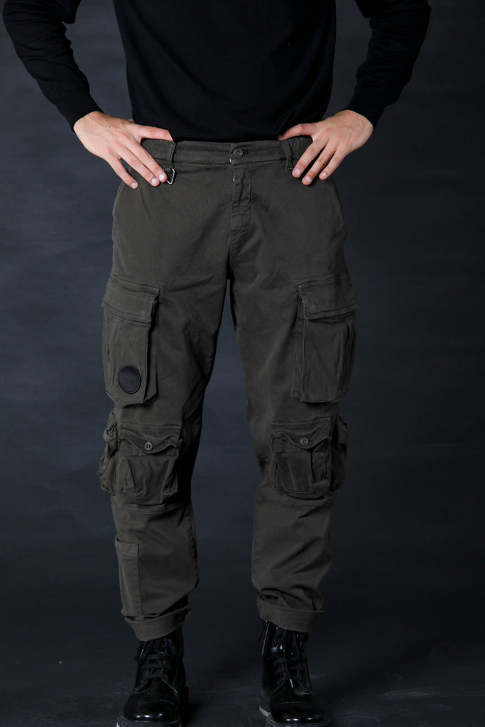 New Hunter Multipocket man cargo pant in gabardine limited edition ①