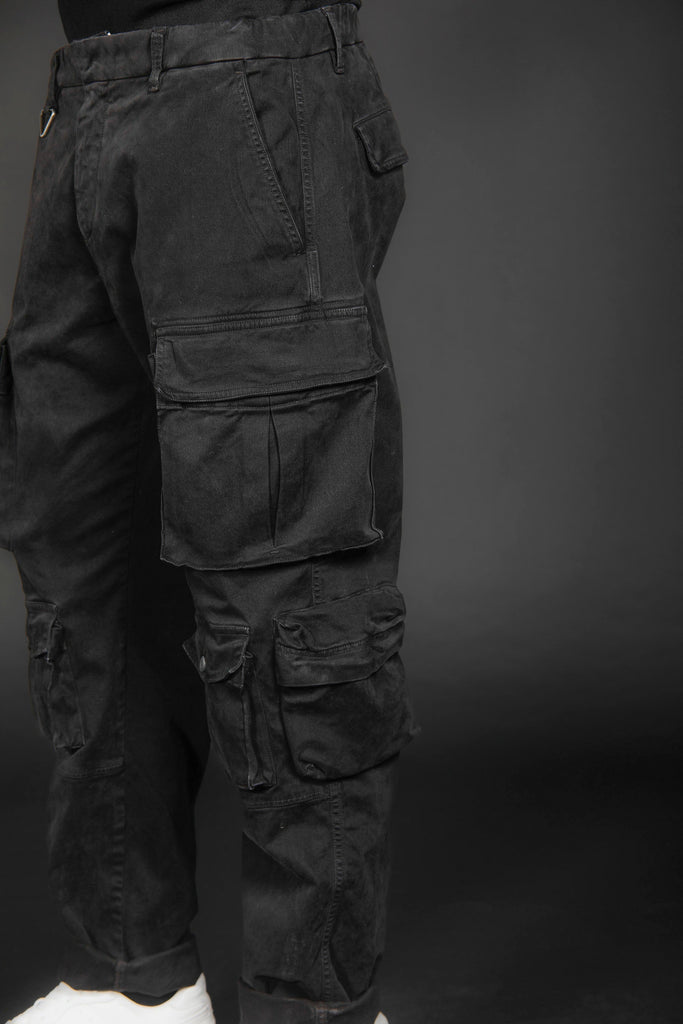 New Hunter Multipocket man cargo pant in gabardine limited edition ①