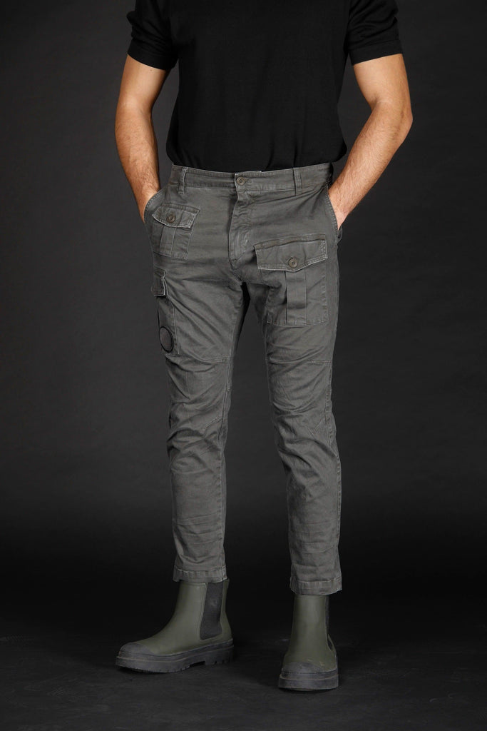 George Coolpocket man cargo pant in gabardine limited edition ①