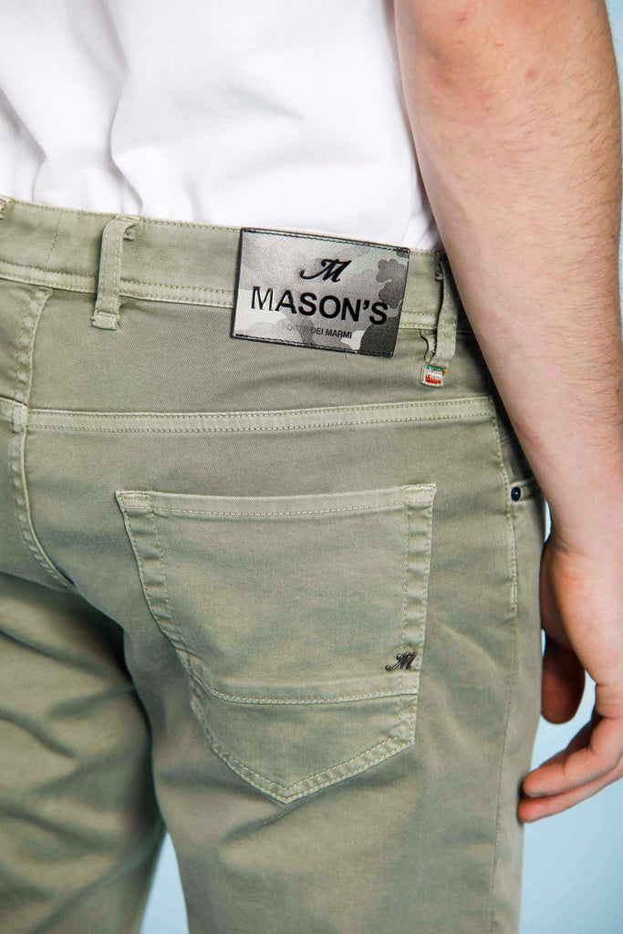 Harris 5 Tasche pantalone uomo denim camouflage slim fit - Mason's 
