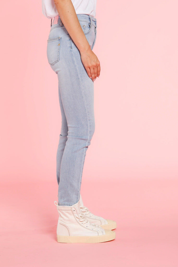 Carlotta woman 5-pocket pants in stretch denim slim