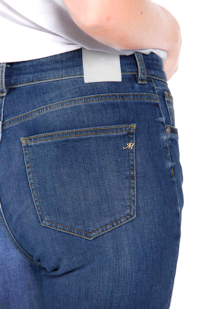 Agnes women's 5-pocket trousers in denim regular
