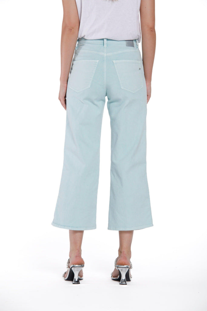 Samantha woman  5-pocket in bull denim cropped