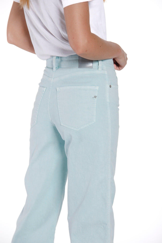 Samantha woman  5-pocket in bull denim cropped