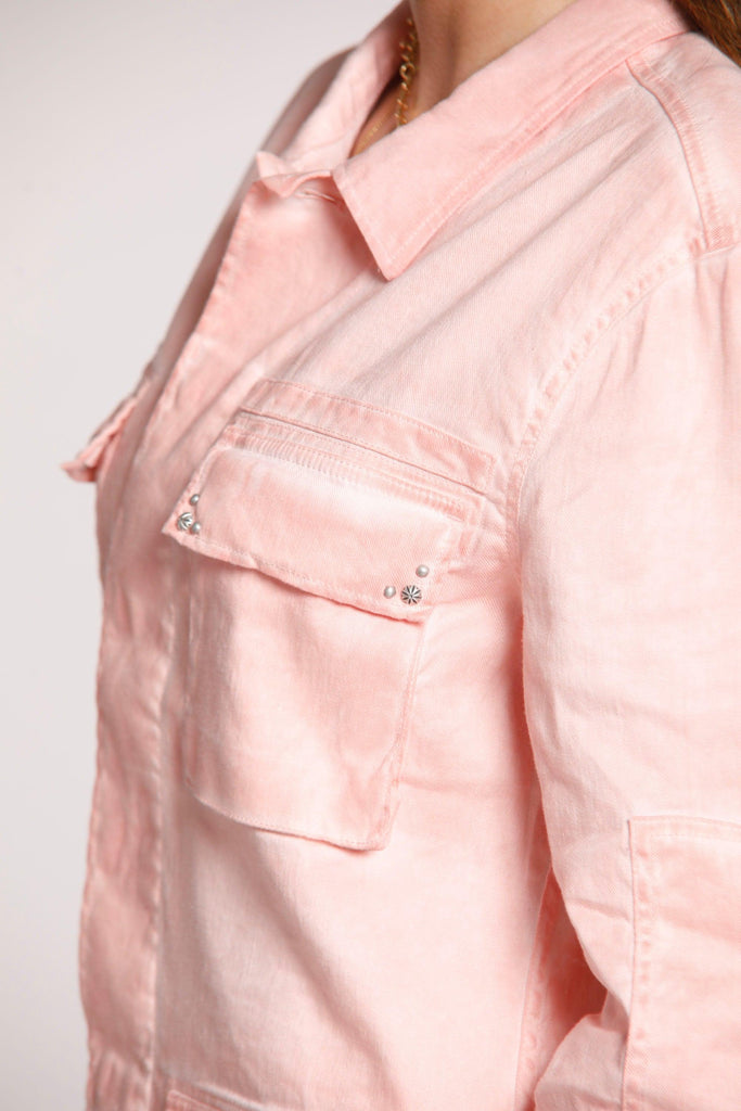 Flyshirt giacca camicia da donna in lino e cotone Icon Washes - Mason's 