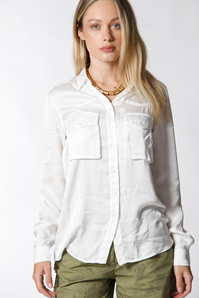 Safari West woman shirt in viscose with large pockets