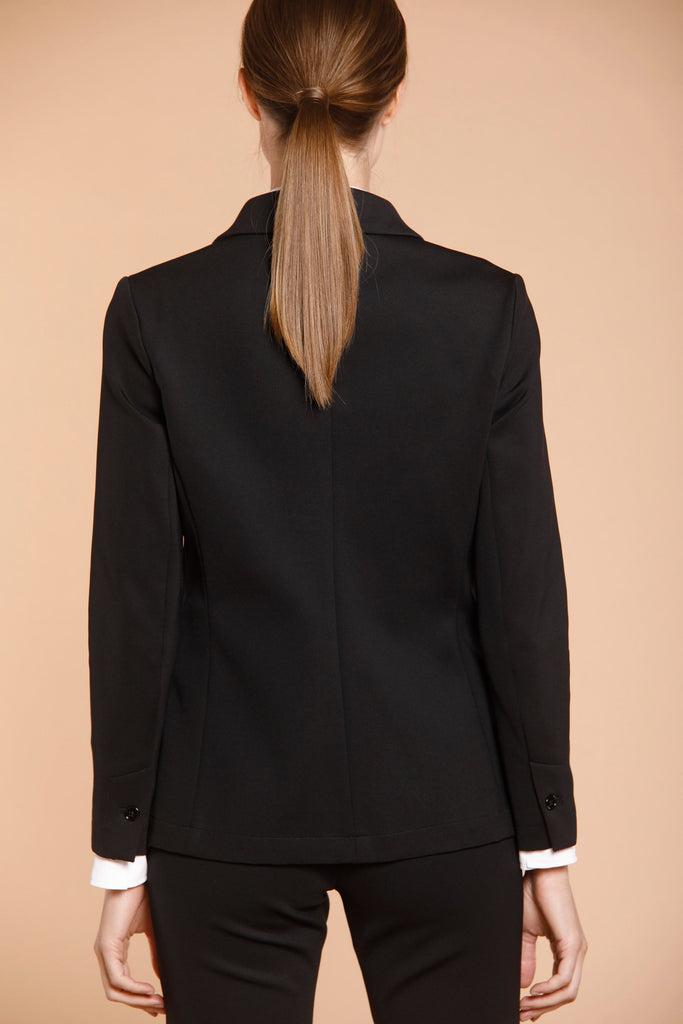 picture 7 of women's Helena blazer in black jersey  by Mason's