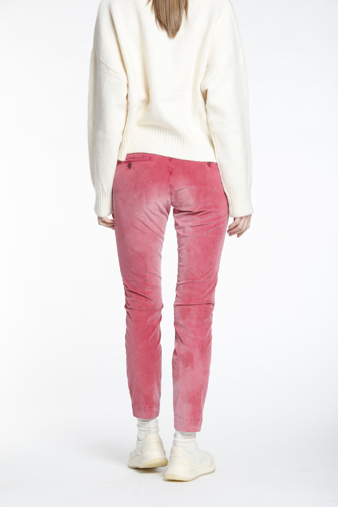 Picture 5 of chino trousers in fuxia velvet Jaqueline Archivio by Mason’s 