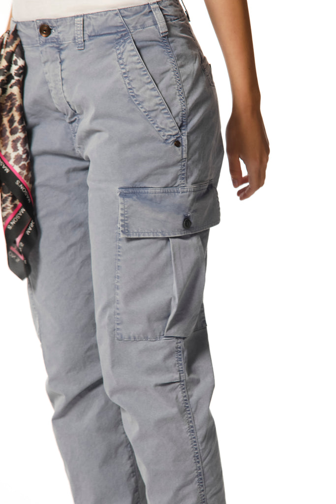 Judy Archivio woman cargo pants in stretch cotton icon washes relaxed