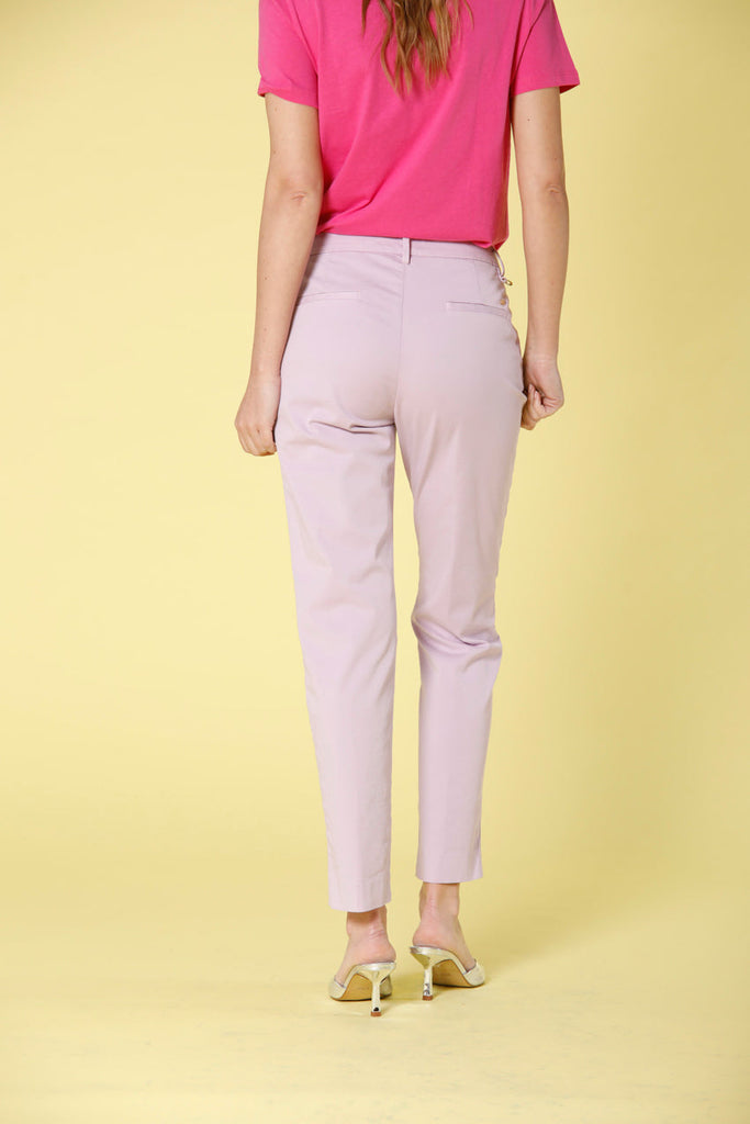 Immagine 3 di pantalone chino donna in gabardina color glicine modello New York di Mason's