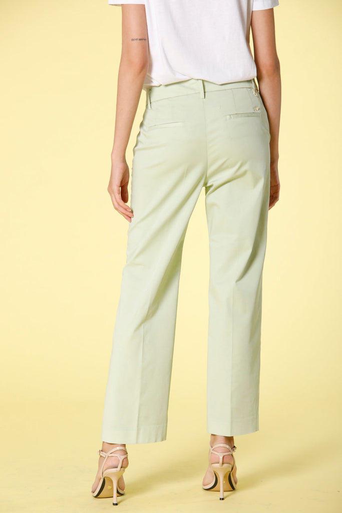 New York Cropped women's chino pants in cotton and tencel parachute fabric regular