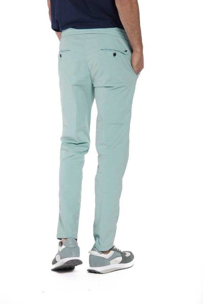 New York man chino jogger pants in tencel and cotton regular