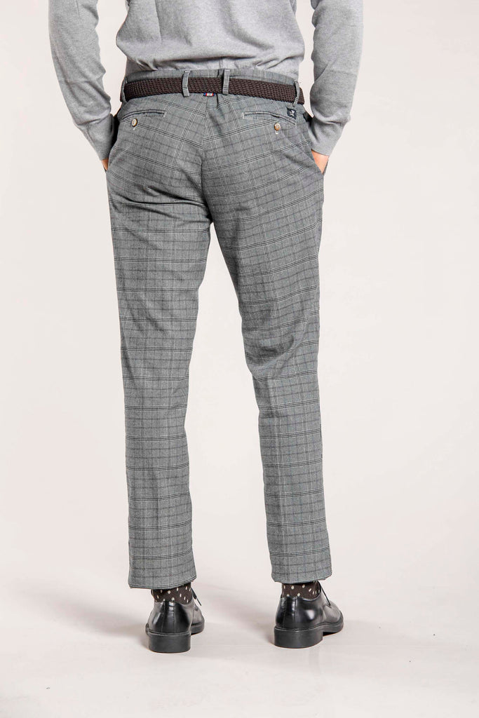 New York man wales patterned cotton chino pants regular
