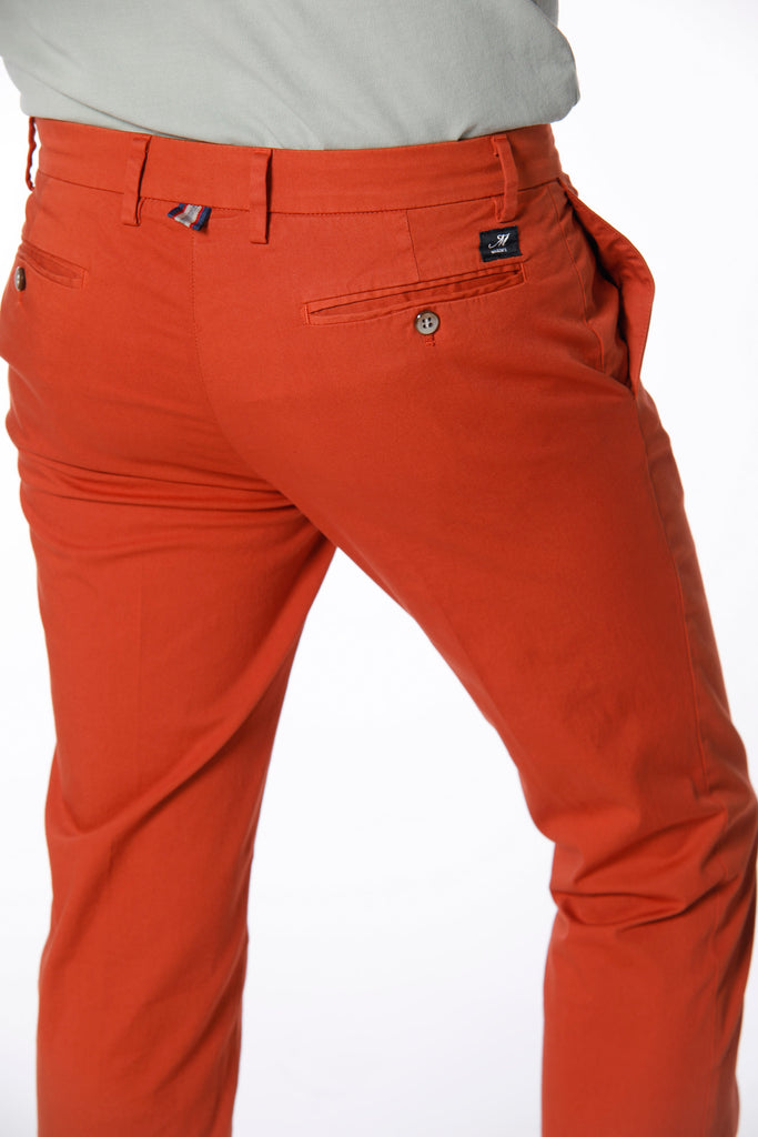 New York man chino pants in stretch satin regular ①