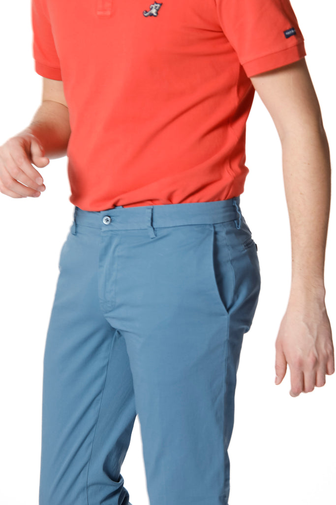 New York man chino pants in stretch satin regular ①
