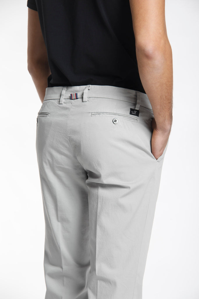 New York man chino pants in stretch satin regular