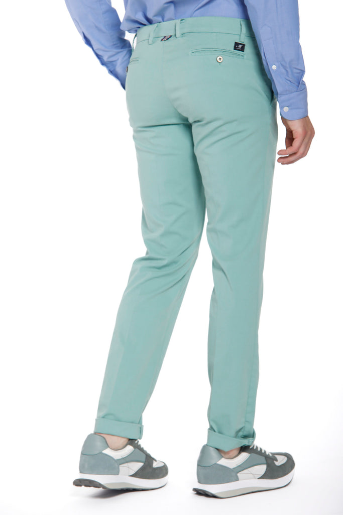 New York man chino pants in stretch satin regular ①