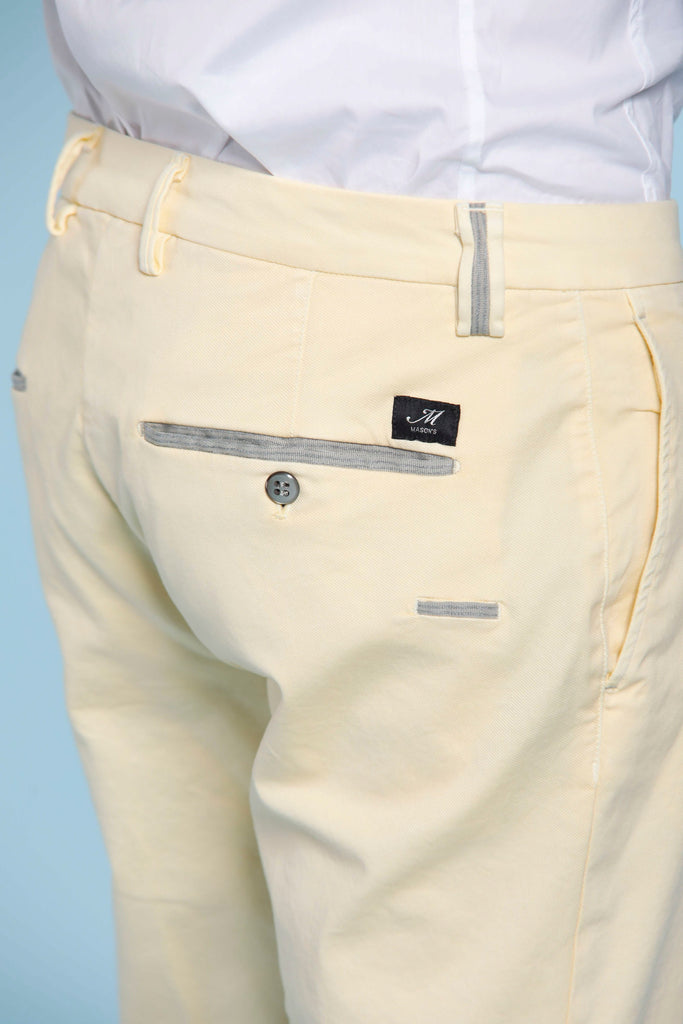 Forte dei Marmi Stripes man chino pants in cotton and tencel extra slim