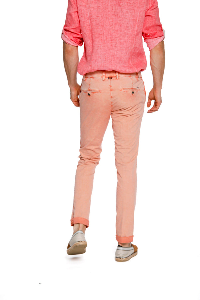 Milano Style Essential man chino pants in stretch cotton icon washing extra slim