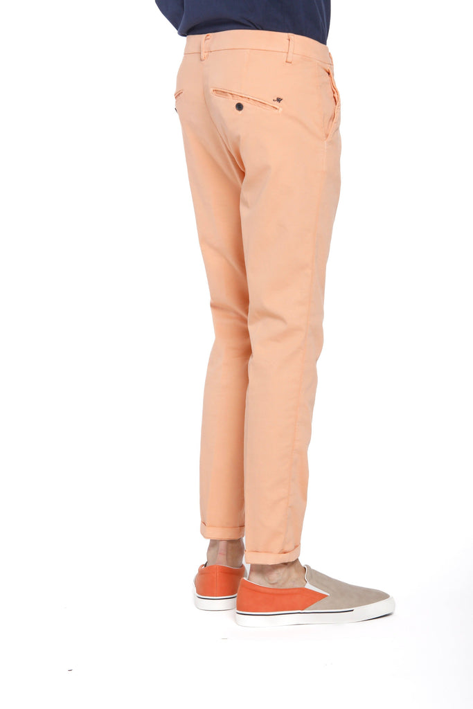 Osaka Style man chino pants in cotton and tencel carrot