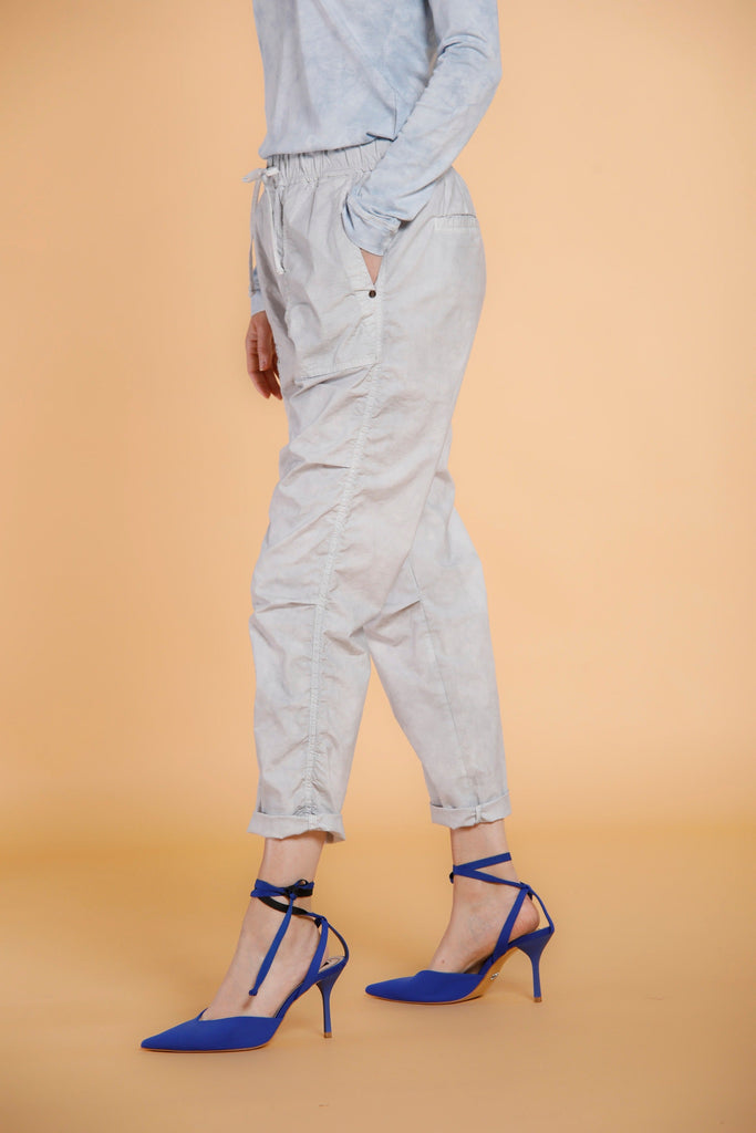 Fatigue Jogger woman chino pants in parachute canvas icon washes relaxed